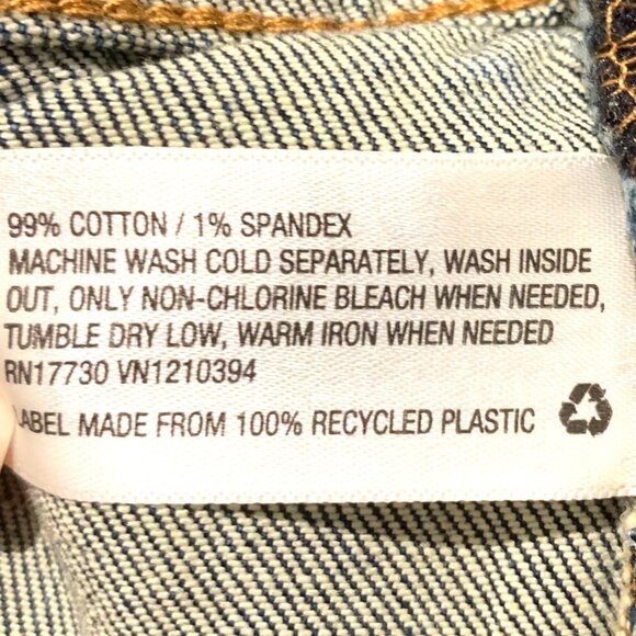 Isabel Maternity Side Panel Midi Maternity Jean Shorts Size 12/31 Under Belly - Picture 9 of 12